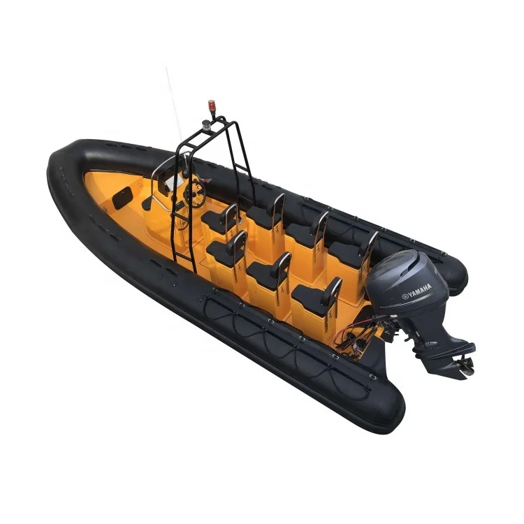 CE RIB 480 Hypalon China PVC Fishing Fiberglass Work Boats For Sale