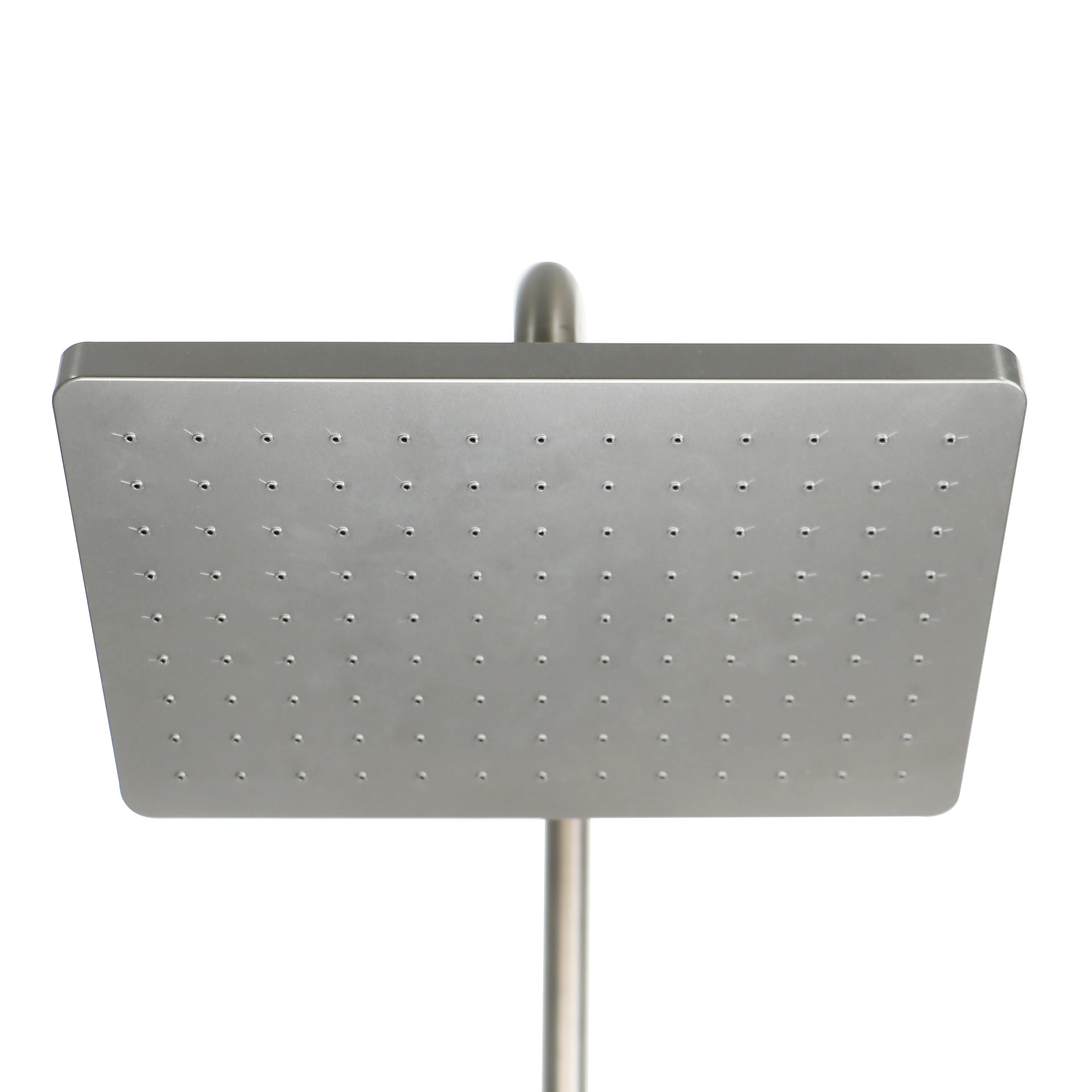 Factory Gun Grey Piano Button Shower Set Waterfall Device Piano Faucet Big Platform Thermostat Shower Set Piano Shower Set