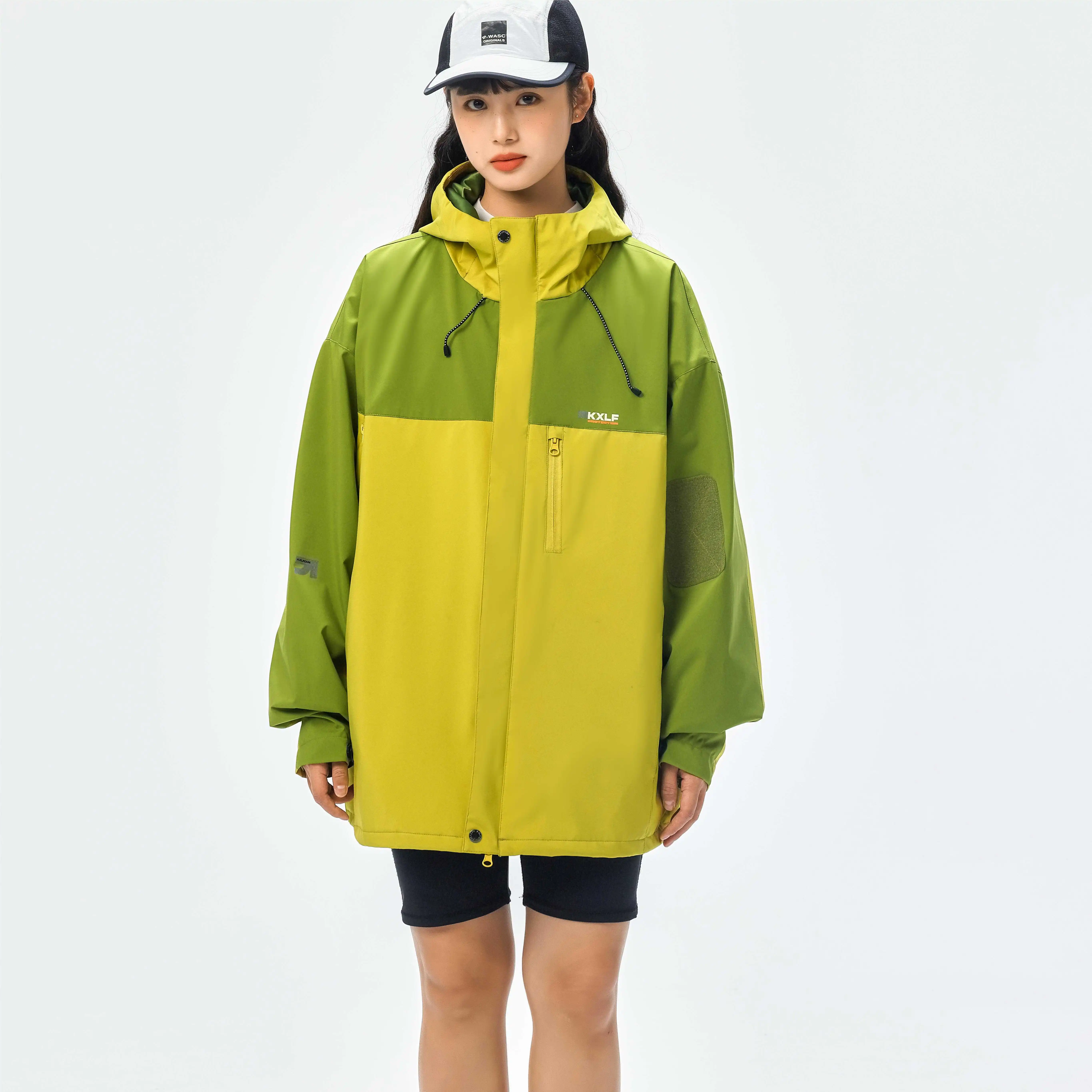 Unisex Antifouling Interchange Jacket with Stand Collar Zipper Closure Lace Decoration Summer Puffer Style OEM Service Available