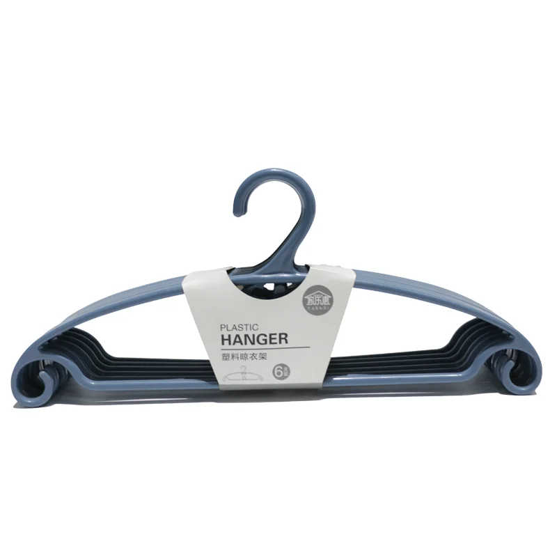 Portable Adult T-shirt Plastic Hanger New Pp Material Wide Shoulder Storage Travel Wardrobe Clothing Hanger