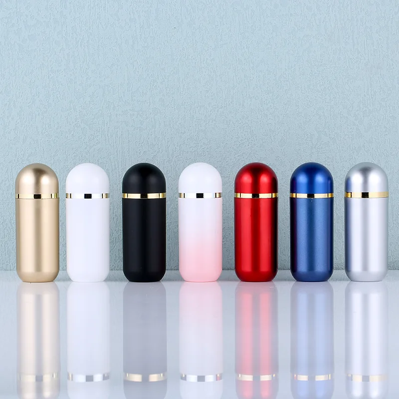 15 ml red empty health care product capsule wide mouth solid bottle candy jar set
