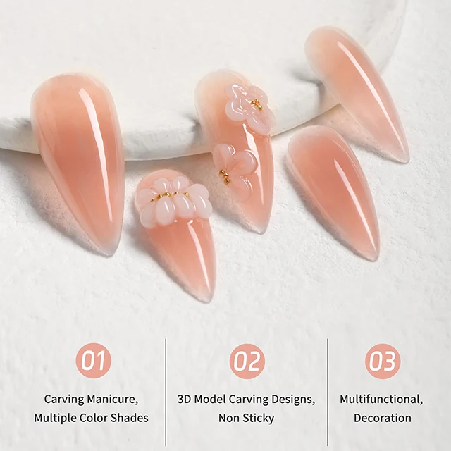 Private labeling gel soak off camouflage buildering nail extension uv 3 in 1 art gel