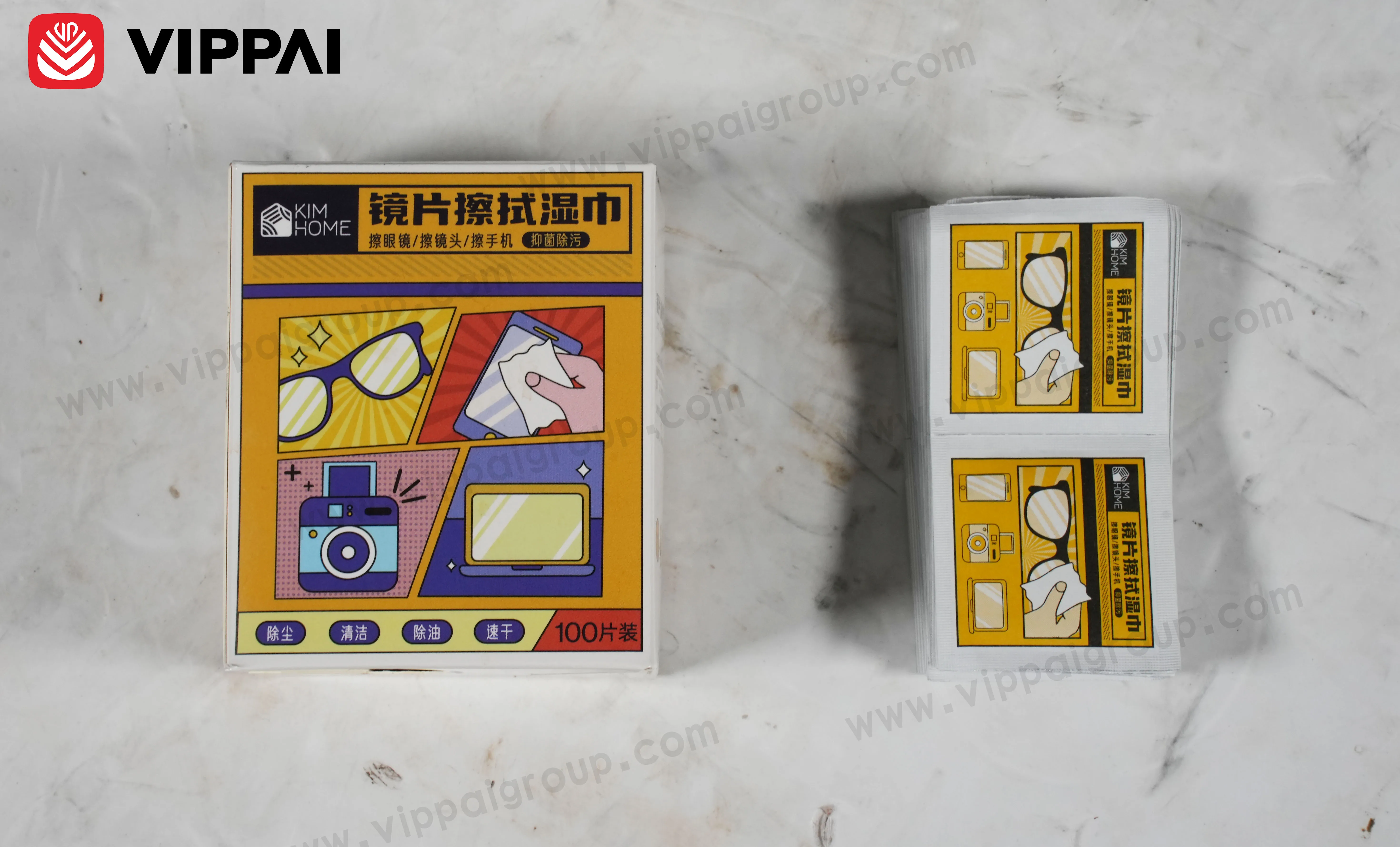 VIPPAI(Viroo) Single Sachet Lenses Wet Wipe Packing Manufacturing Machine Production Line Price in India Turkey