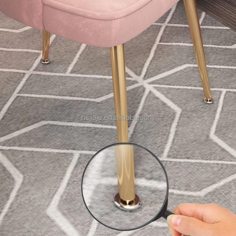 Home Chair Gold Luxury Cheap Nordic Modern Metal Fabric petala Velvet Furniture Living Room Chairs