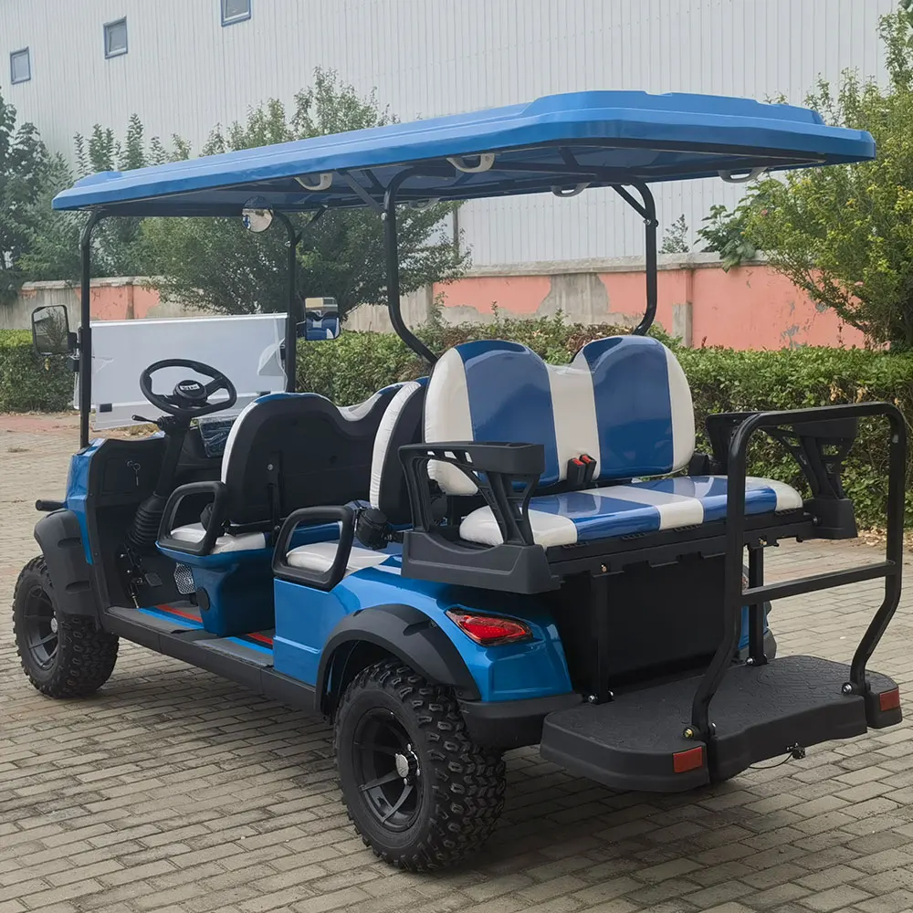 4 6 8 seat 3500W Motor Foldable Electric Golf Scooter 4 Wheels Mini Chinese Cheap Electric Golf Carts