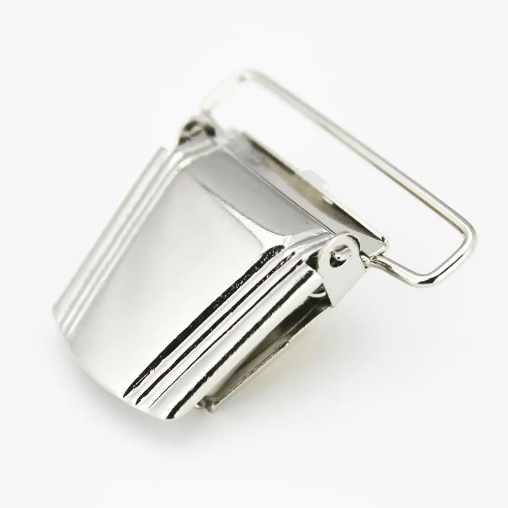 
metal suspender clip for clothes,elastic band stainless regulated garment suspender adjusting clips 