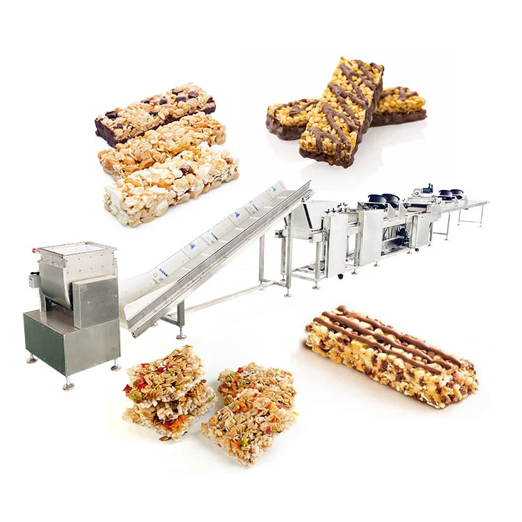 OCEAN Industrial Puffed Grain Bar Machine Cereal Bar Form Machine Small Nutrition Bar Production Line