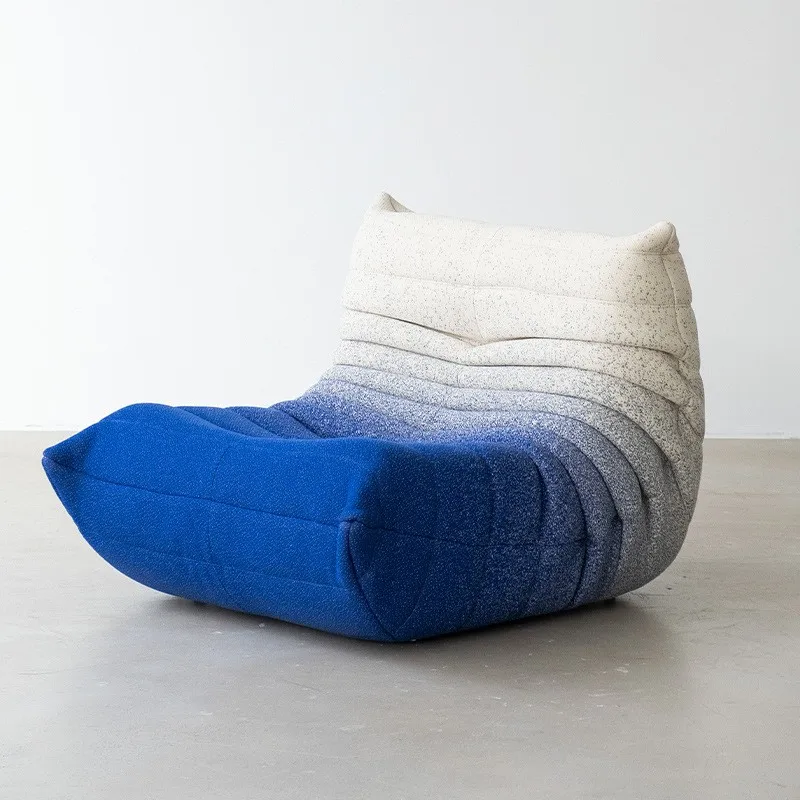 Modern L Shape couch Family Living Room Luxury Orange Lazy Sectional Velvet sofa Floor Chair Set