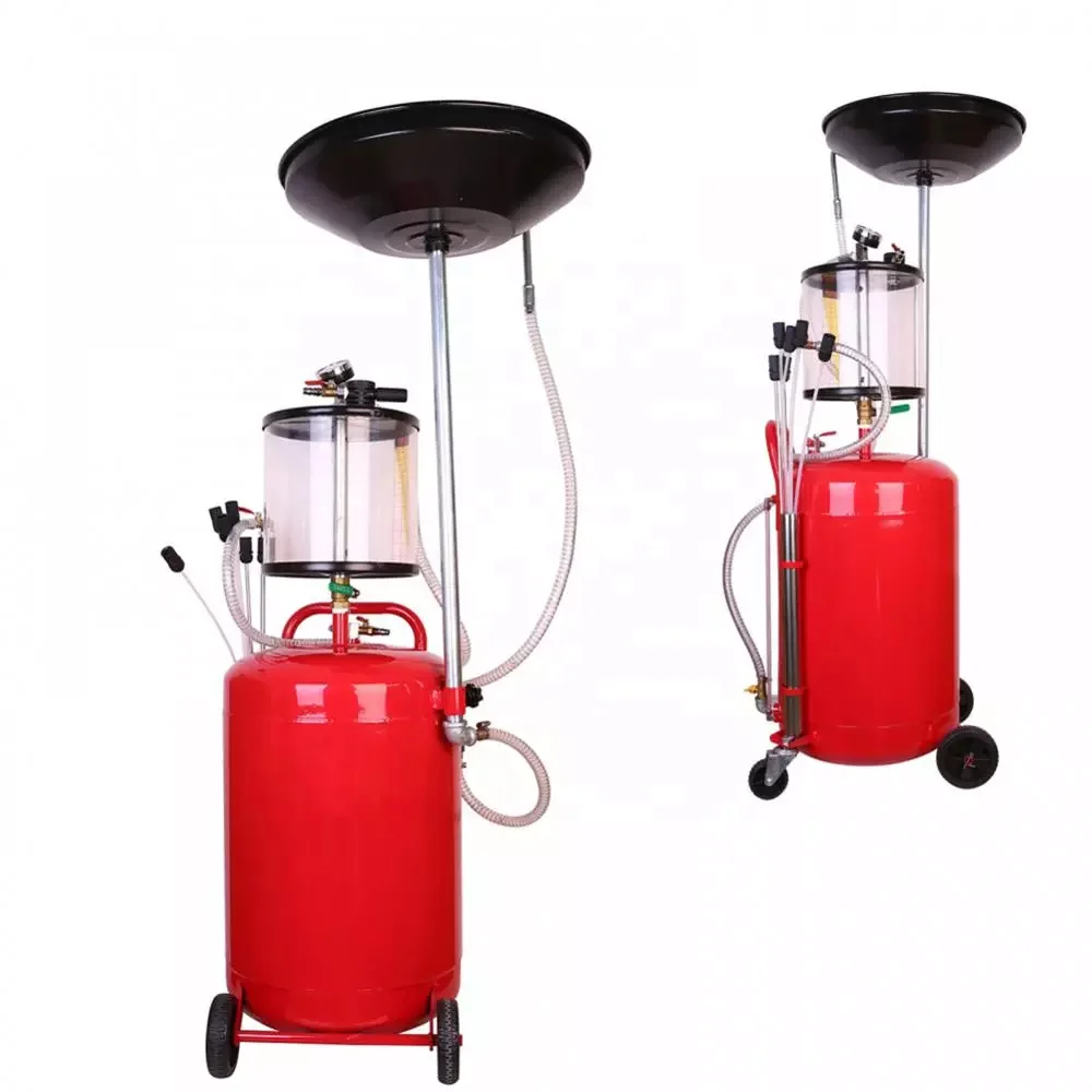 Pressured Oil Drain Tank Rotary Pump Vacuum Oil Lift Drainer Waste Oil Drain Equipment