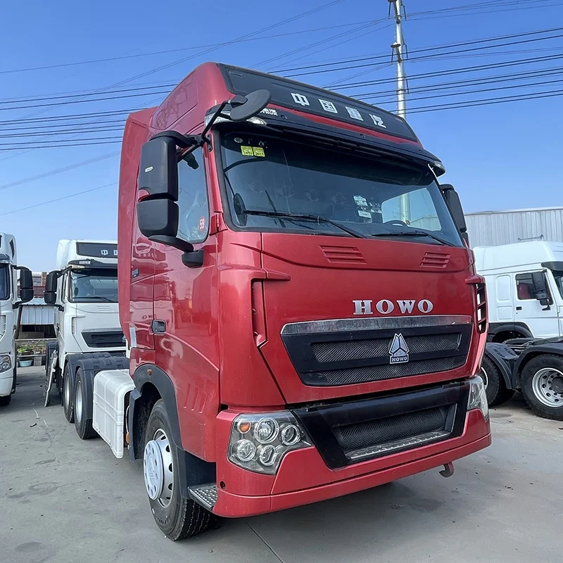 Sinotruk howo T7 CNG Тракторная головка 6 х4 HOWO грузовик Подержанный LHD