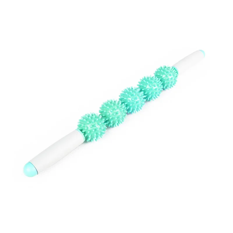 Jointop Silicone Rubber  Spikey Stone Spiky Roller For Rose Quartz Face Massager  Yoga Roller Muscle Massage Ball Stick