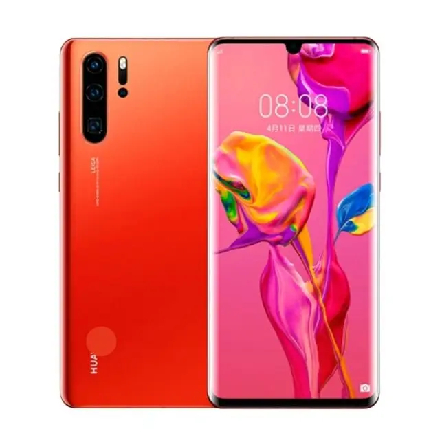 Huawei P30 Pro LTE mobile phones Kirin 980 SoC chip 6.47' Curved surface screen 8GB+256GB P30Pro unlock cell phones smartphones