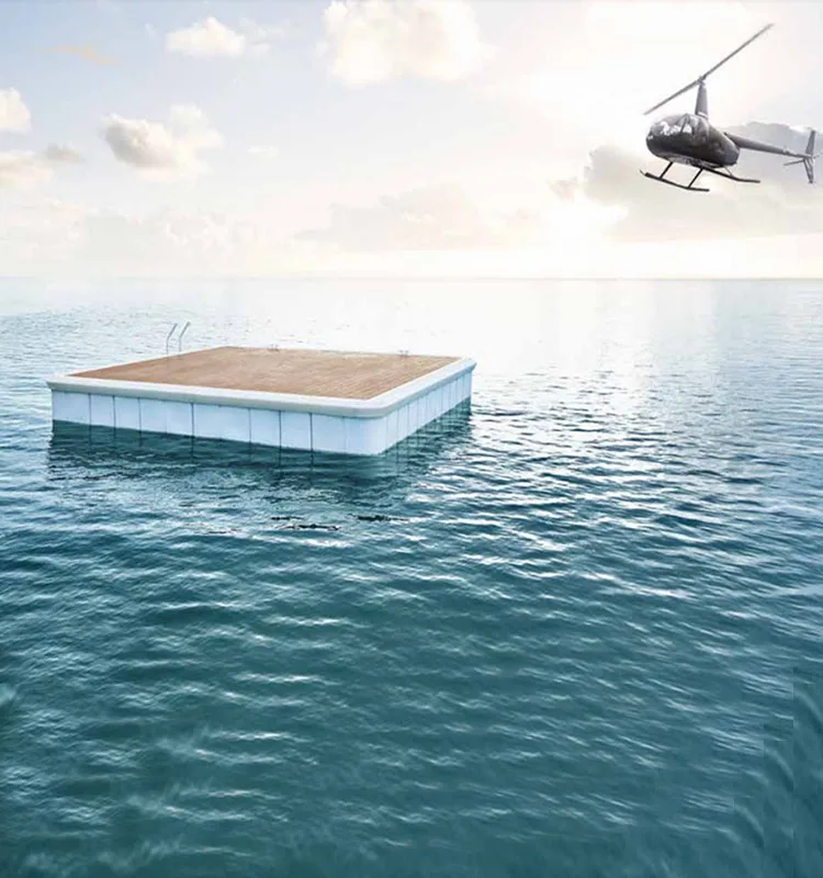 Выставочная сцена на водной платформе для отдыха поплавки причалов модульная плавающая понтоновая система водный пейзаж Плавающая Платформа вечеринки