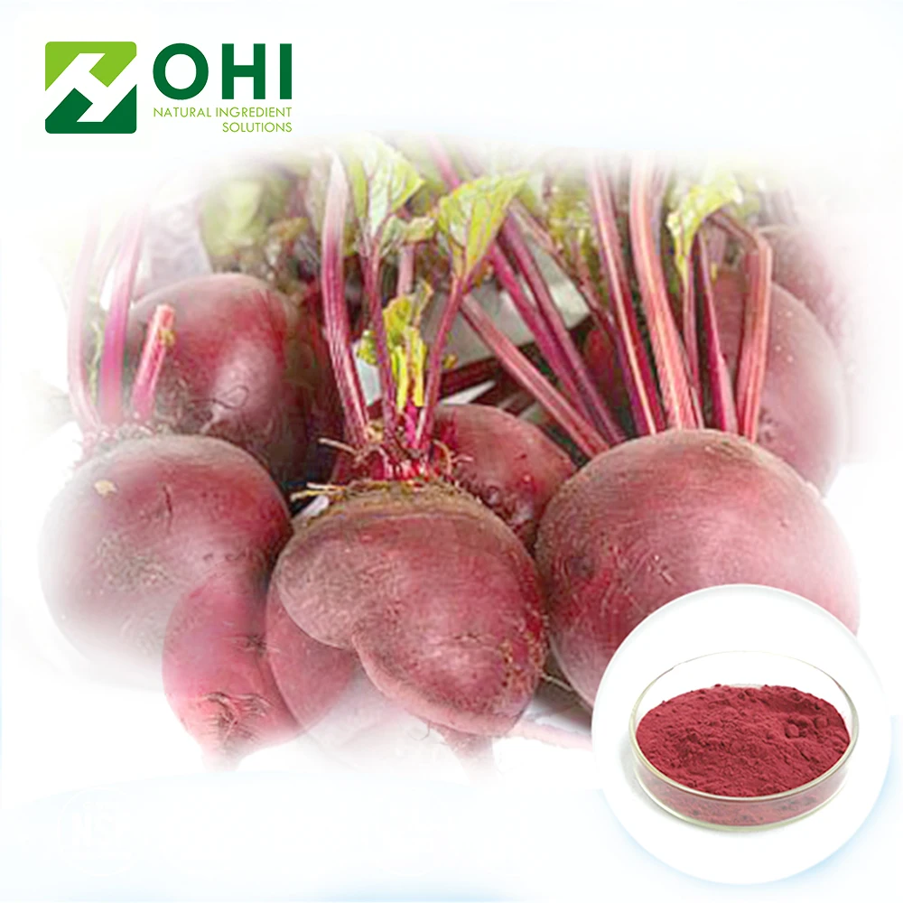 Non Irradiated 4:1 10:1 Water Soluble Pigment Beet Red Extract Beta vulgaris L Betaine anhydrous