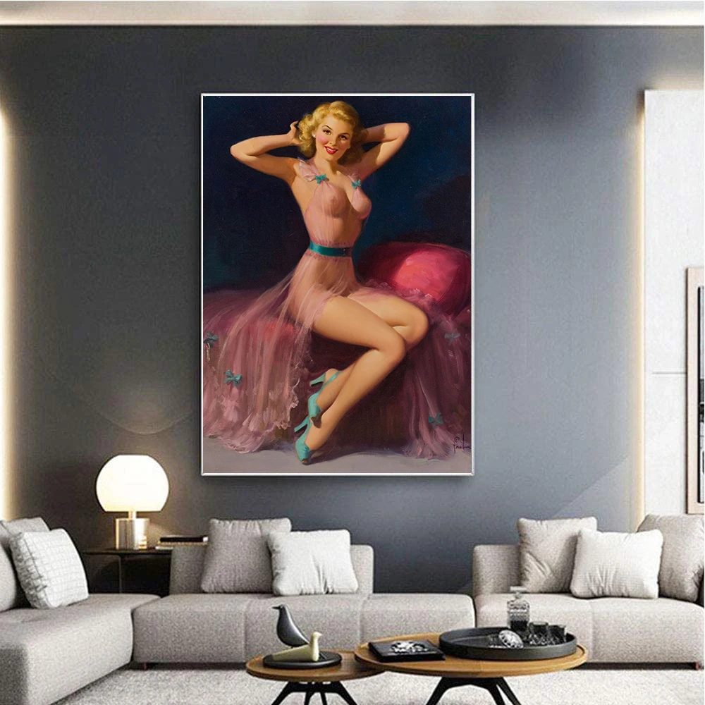 DIY full drill diamond painting home decoration art gift canvas oriental nude sexy 5D girl