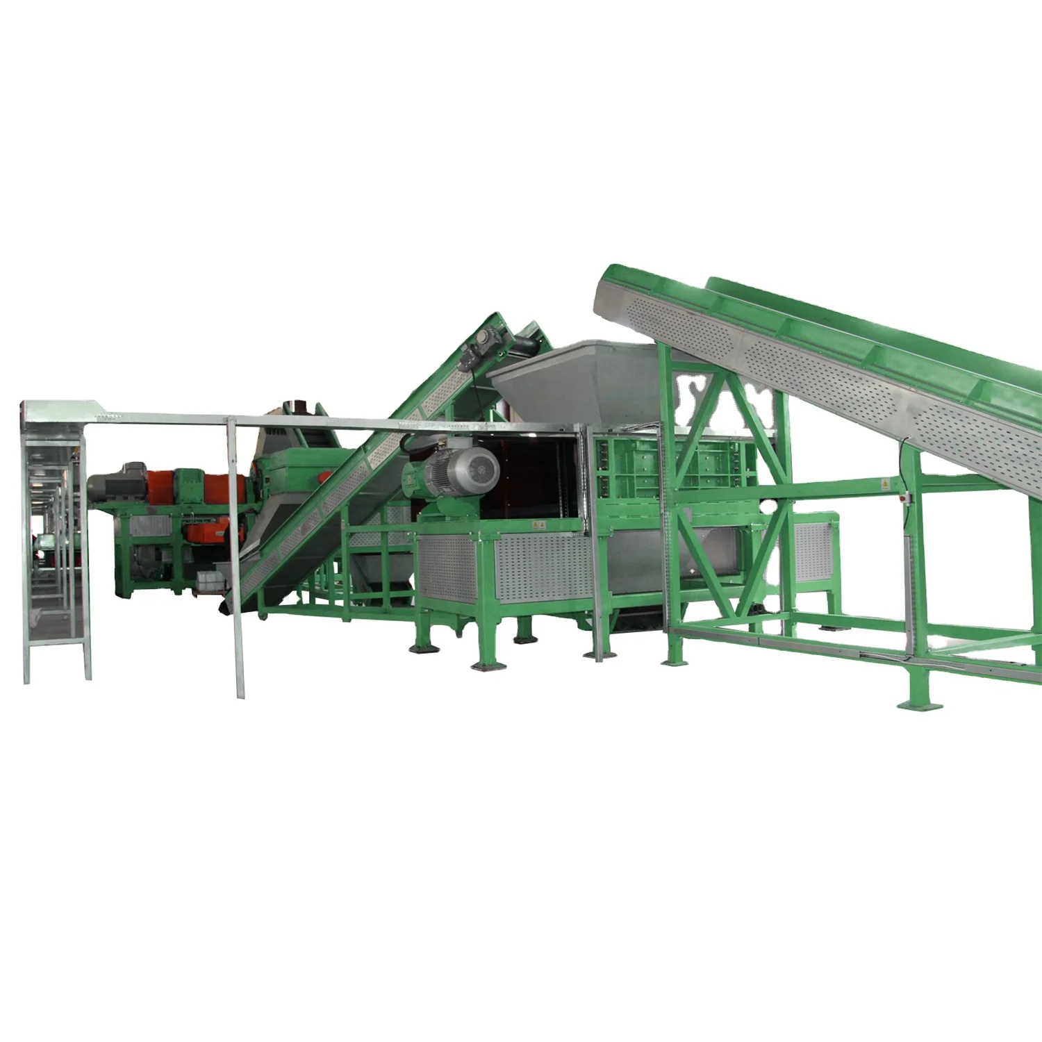 Hot Sale Tire Rubber Crumb Shredding Scrap Tyre Granulator