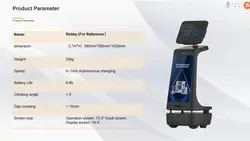 Explosive New Products Wholesale New Model Autonomous humanoid Service Guiding Robots Hotel and Restaurant Food Delivery Robot