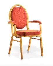 wholesale price steel stackable hotel hall banquet chair for restaurant wedding
