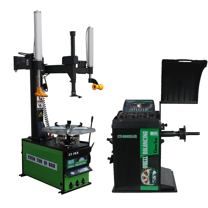 Workshop Tire Service Package Solution Tyre Changer Wheel Balancer Combo 220V Power Supply Essential Shop Equipment and Tools