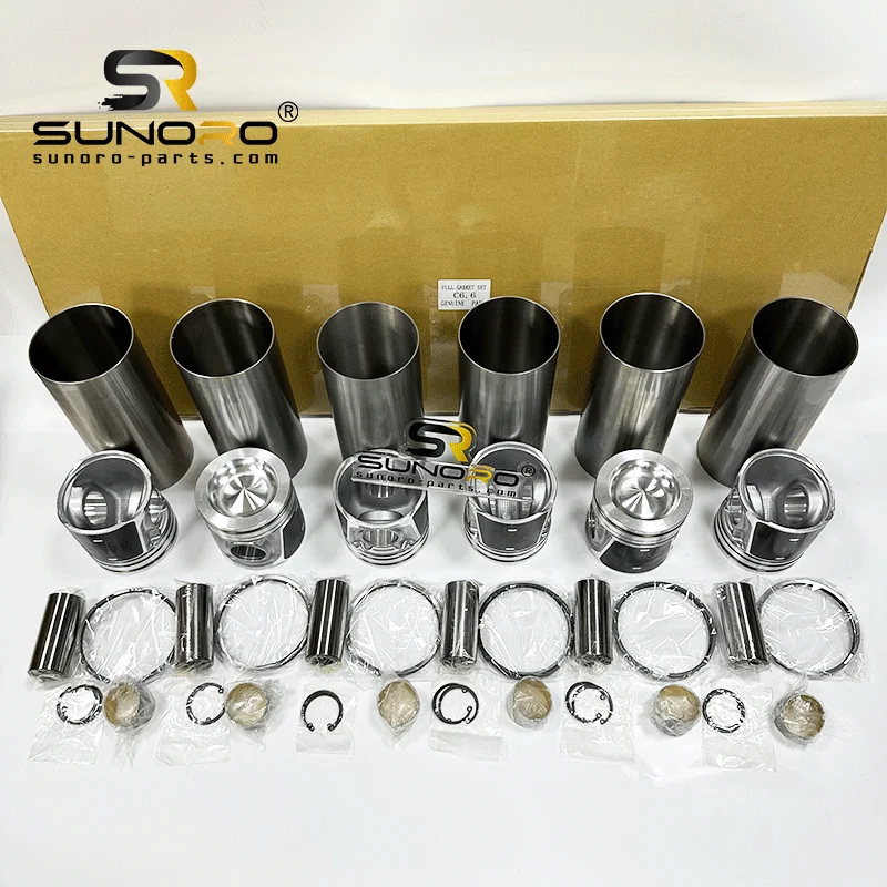 Factory Price CAT Engine Spare Parts C6.6 C4.4 3306 3406 C9.3 C13 C9 C7.1 C11 C15 Liner kit Overhaul Repair kit For Caterpillar