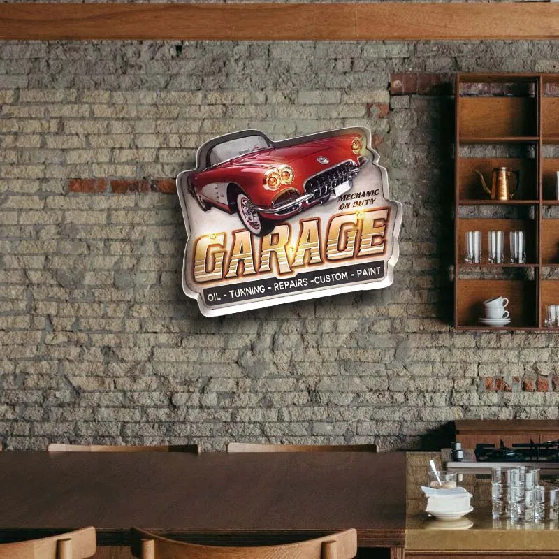 Competitive price vintage led custom plaque for advertisement