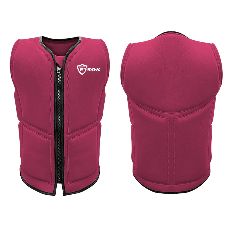 Eyson Custom Buoyancy Aid Lifevest Neoprene Lifejacket Chalecos Salvavidas EPE Foam Kayaking Life Jackets Adults Life Vest