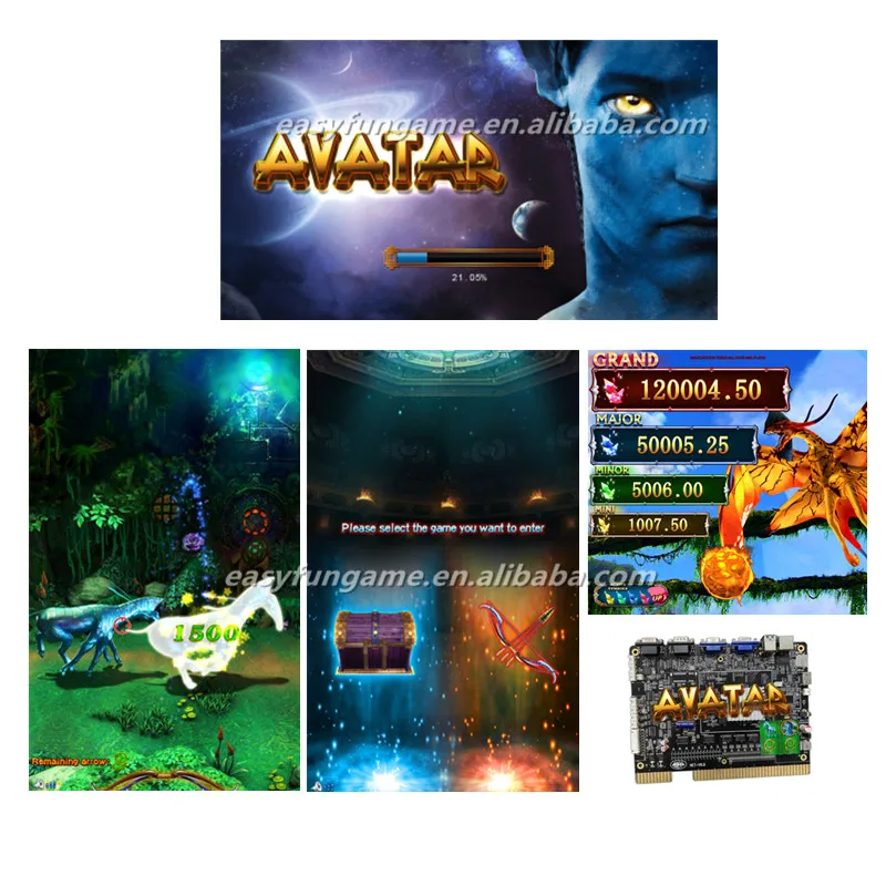 Gaming Machine Touch Video Game Board PCB Avatar HET Vertical Game for Sale
