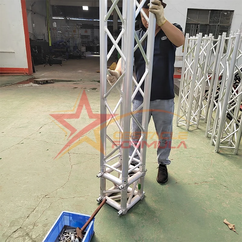 Aluminum Truss Led Screen Hanging Truss Portable Detachable Aluminum Event Concert Wedding Stage Platform For Events