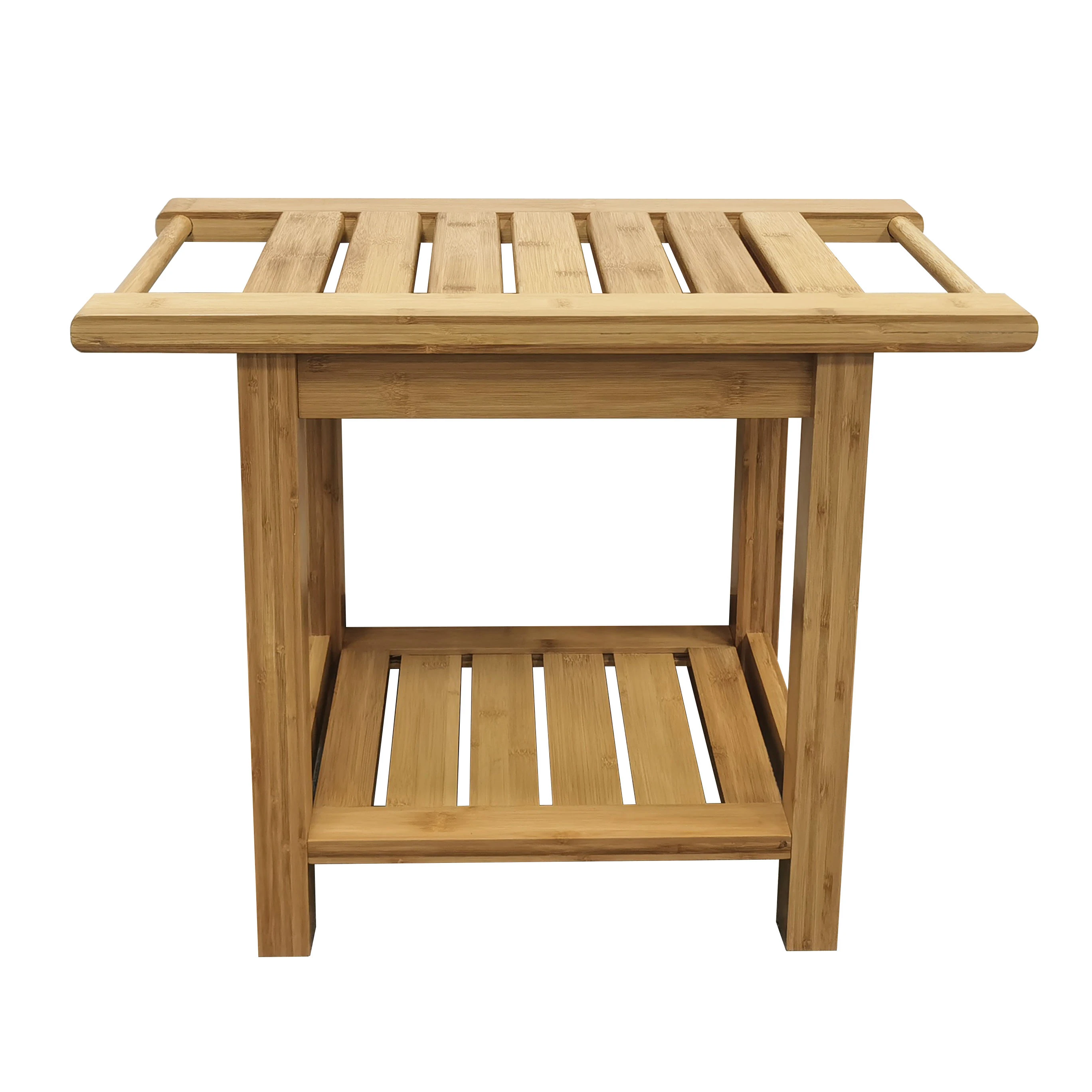 Заводская поставка, Бамбуковая душевая скамейка и бамбуковый душевой коврик, стойка-органайзер для спа-ванны