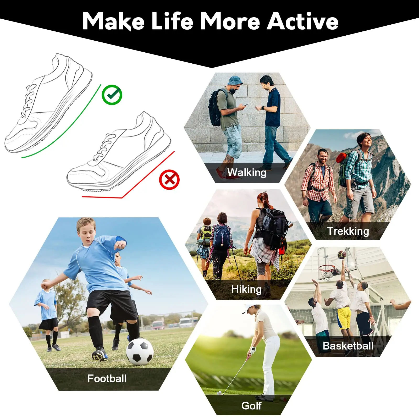 Wholesale New Develop Comfortable Insole Arch Support Insole With Carbon Fiber Insole For Shoes