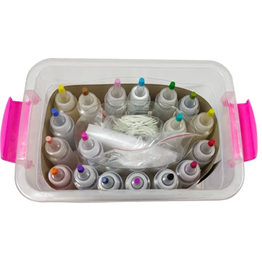 Factory Direct Sales 18 Colors Tie Dye Kit 60 ml Cold Water Dye Set DIY Fabric Color Art Supplies