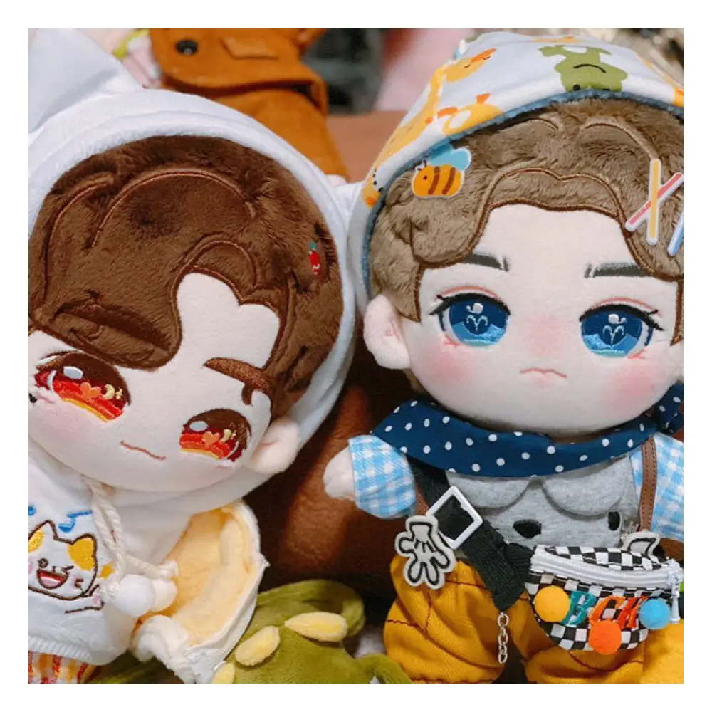 Plushies 4u Factory Oem Customized 3d Face Plushie Korean Star Doll Kpop Human Doll Maker Anime Peluche Character Plush Toy