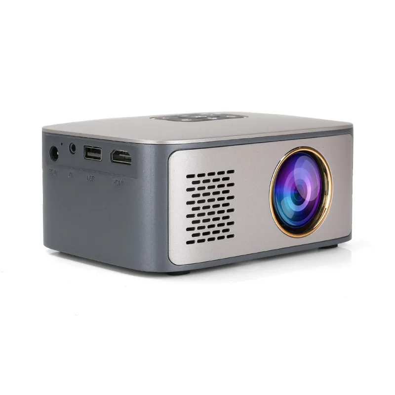 
Mini PN409 LCD Projector 600 Lumens 320*240PX 3.5mm Audio/USB/SD Inputs Media Projector 
