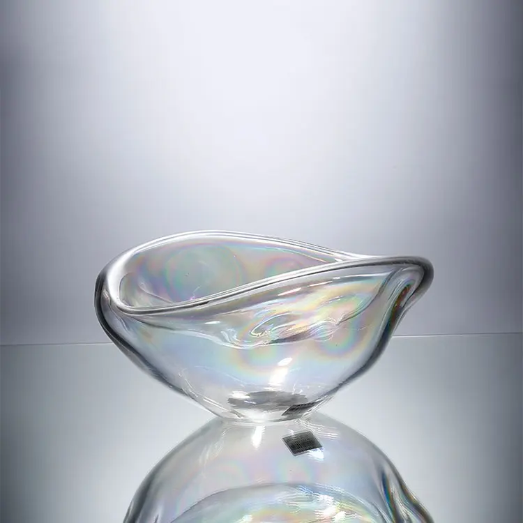 Modern Nordic Decorative Fruit Pot Transparent Glass Bowls For Home Decoration