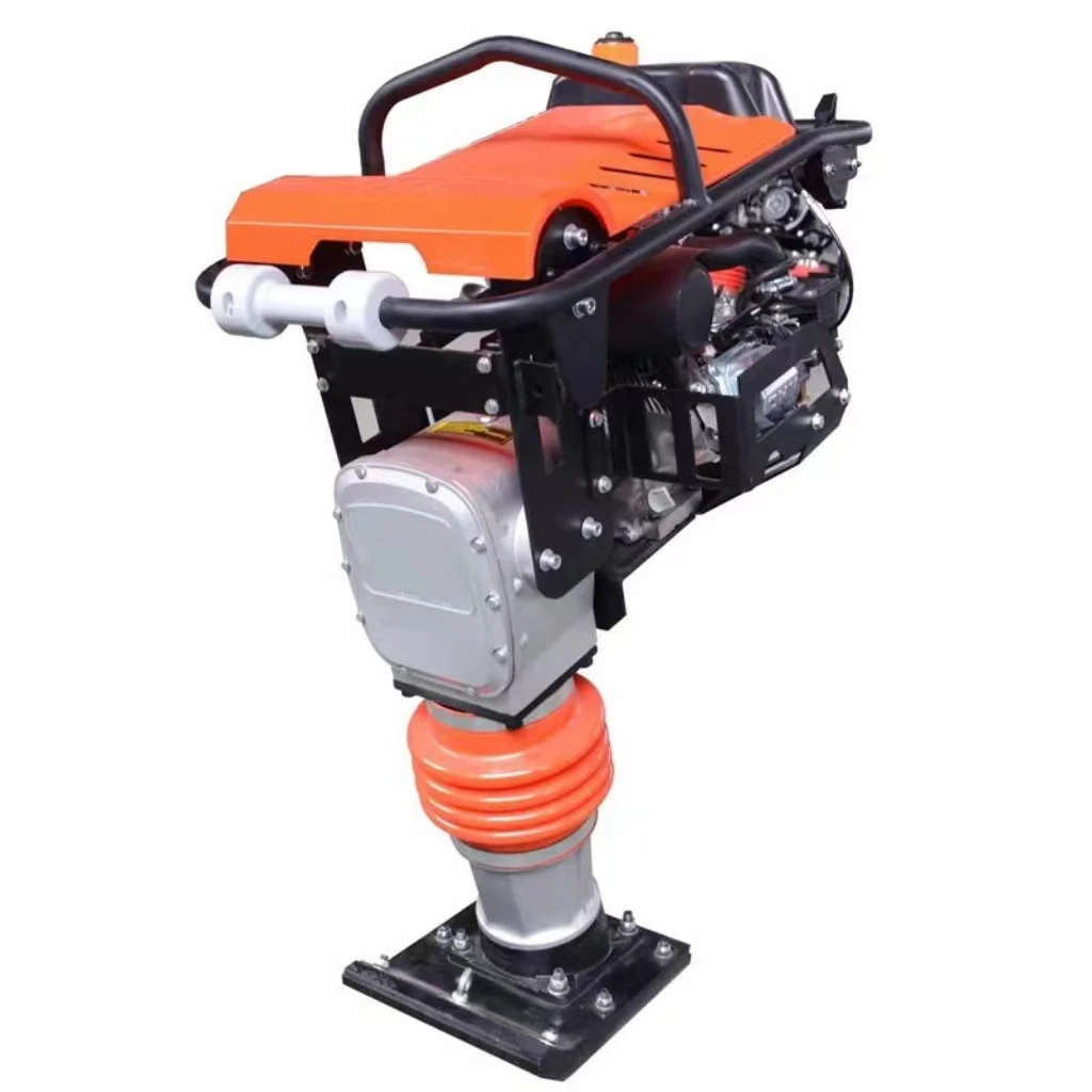 Petrol Type Honda Earth Sand Soil Tamping Jack Compacting Vibratory Machine Gasoline Engine 5.5Hp Impacting Tamping Rammer