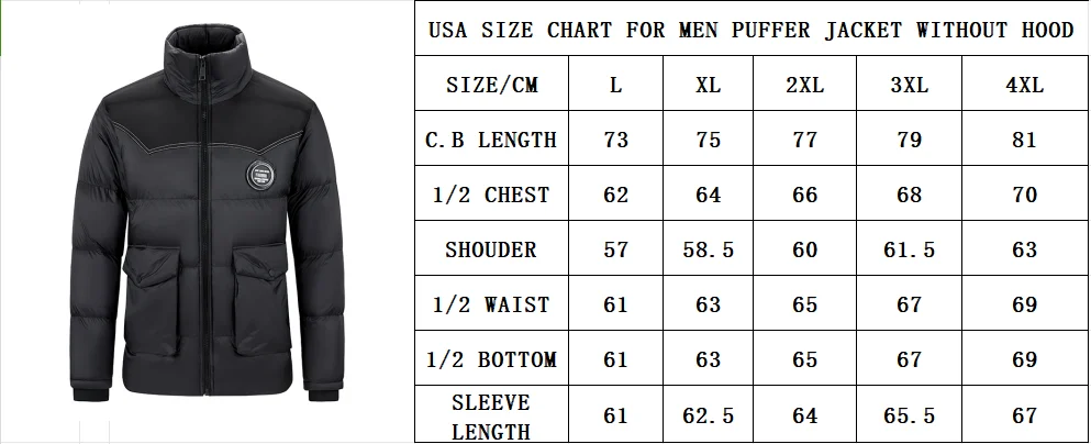 wholesale custom logo oem print winter bubble jacket men reflective duck down outdoor men puffer jackets and coats