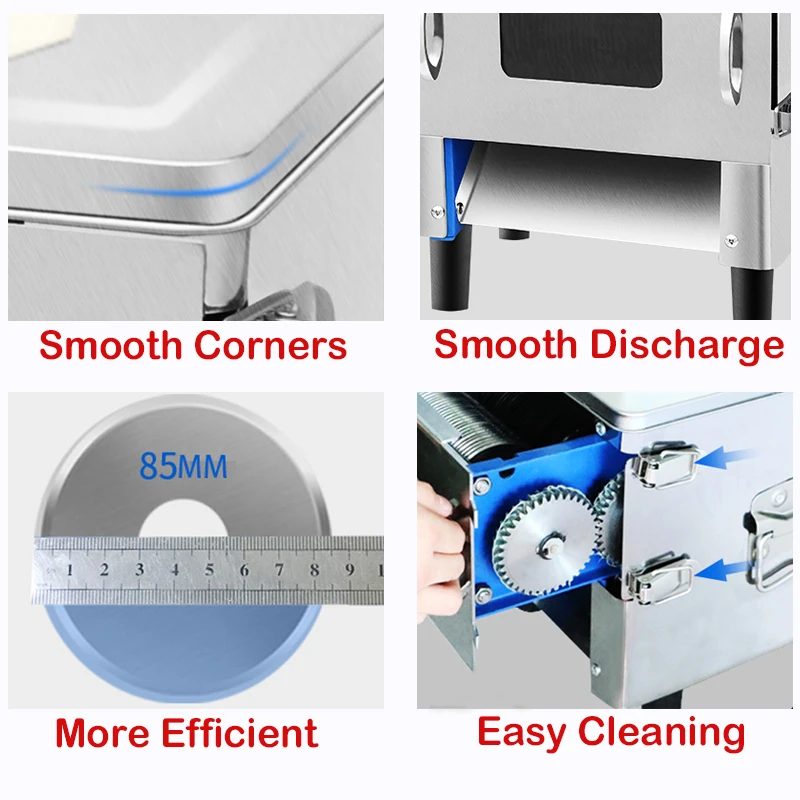 85C meat cutter chicken and fresh meat strip cutter machine for sale electric meat bowl chopper