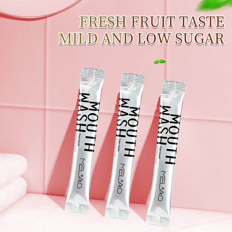 Tooth Cleaning Herbal Formula Stain Remover Disposable Mouth Wash Strip Mouthwash