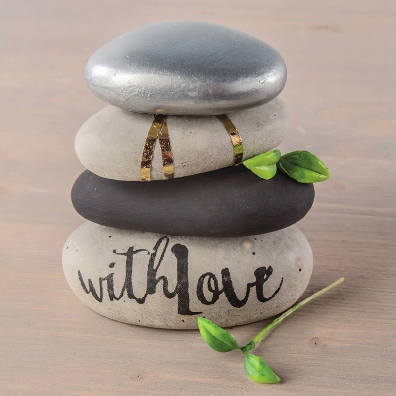 New Round Stone Shape Silicone Cake Mold Plaster Concrete Dessert Mousse Baking Form Mold DIY Soap Moulds Cake Decorating Tool