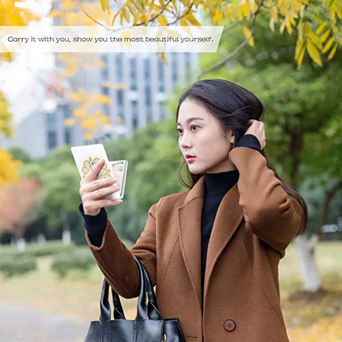 DIY Diamond Painting Kits Mini Rectangle Makeup Mirror DIY beads Mandala mirror