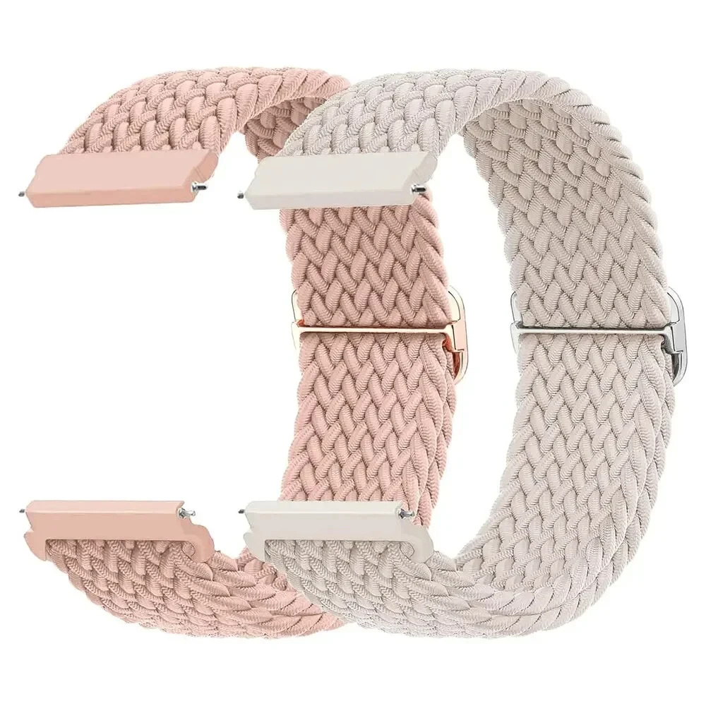 Breathable 20mm 22mm Nylon Strap for Samsung Galaxy Watch456 Elastic Watch Band