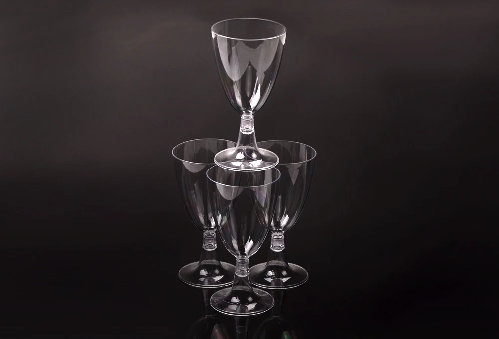 
premium disposable plastic wave rectangle ps plate for wedding 