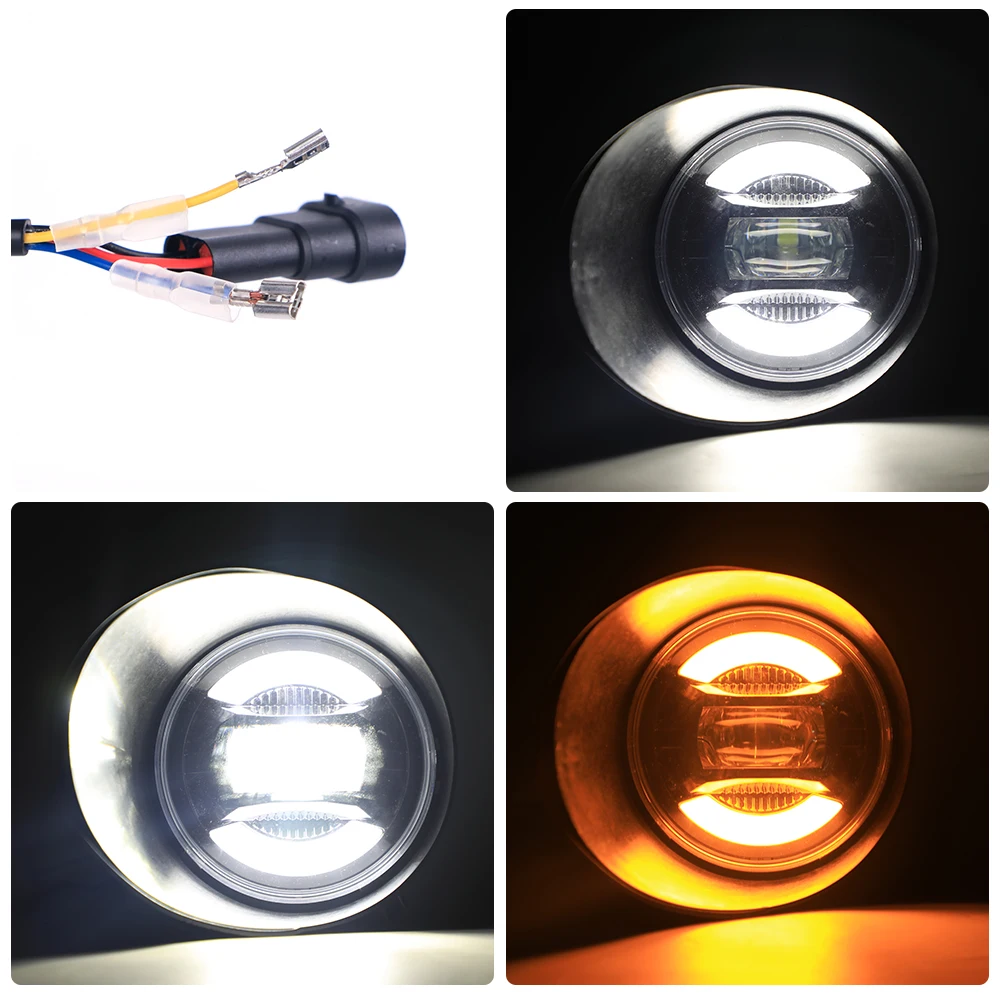 2022 Newest Led Fog Light + Switch + Wiring Kit+ Harness Fog Lights Compatible With Toyota 2007-2013 Tundra 2008-2011 Sequoia