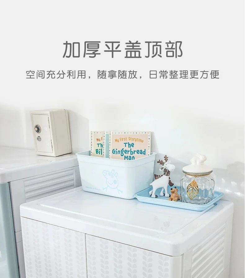 Высококачественный шкафчик детской одежды, Простой пластиковый сборный детский гардероб с мультяшным рисунком