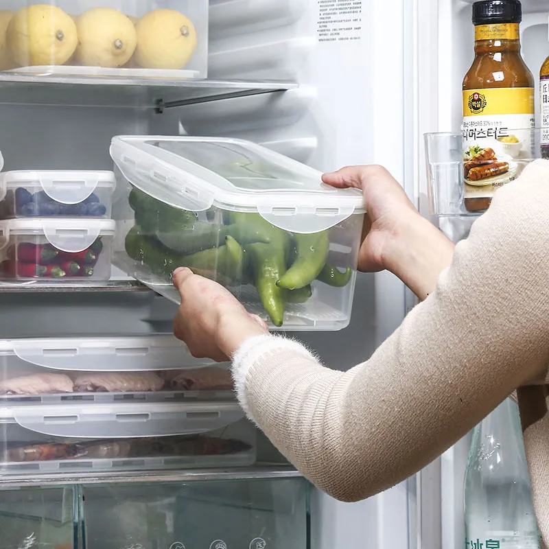 Fruit Berry BPA Free Fridge Food Storage Container Lids Plastic Keeper for Kitchen Refrigerator Organizers living room