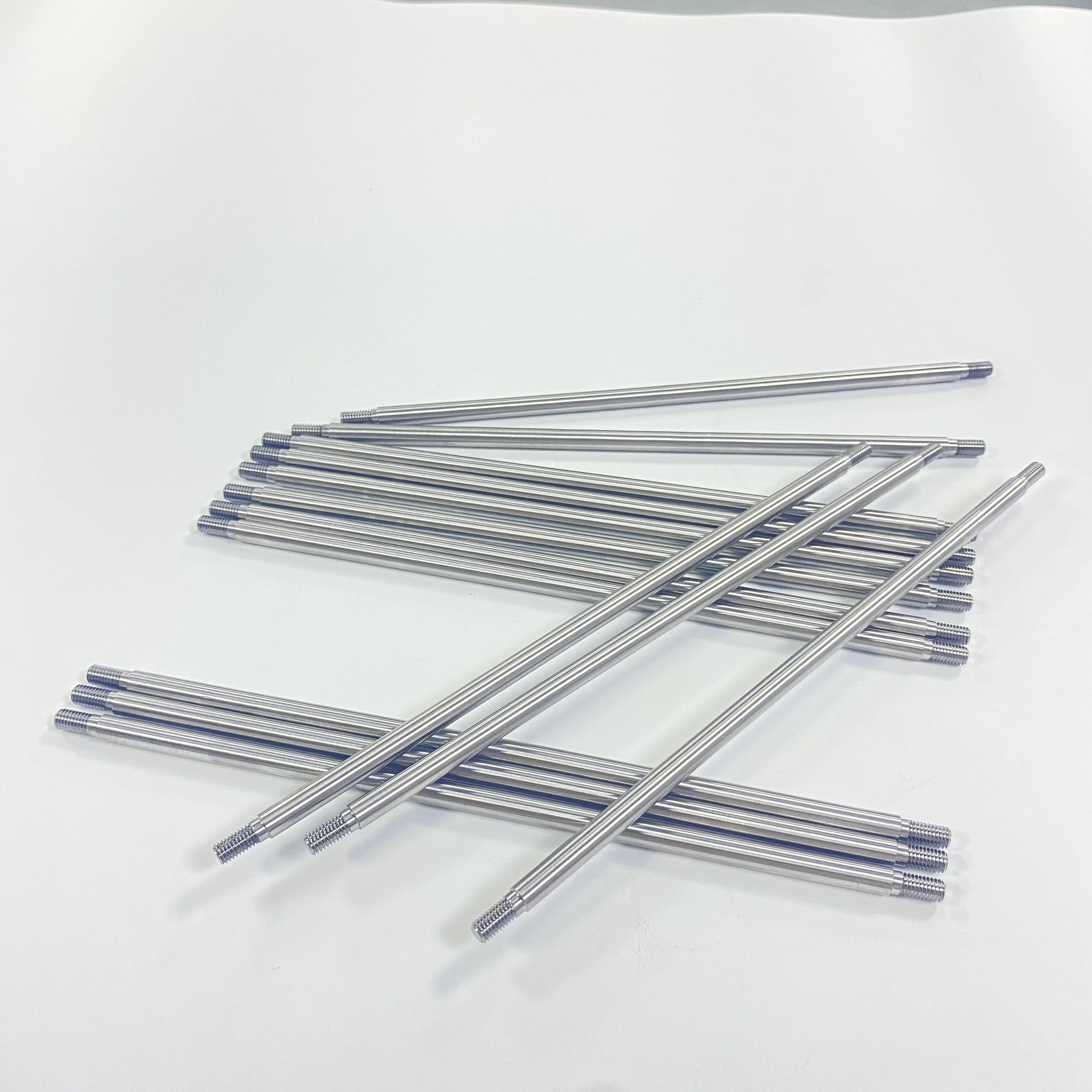 High Precision Axis Machine Metal CNC Cylinder Hollow Long Steel Shafts Customized Machining Service Stainless Steel Drilling