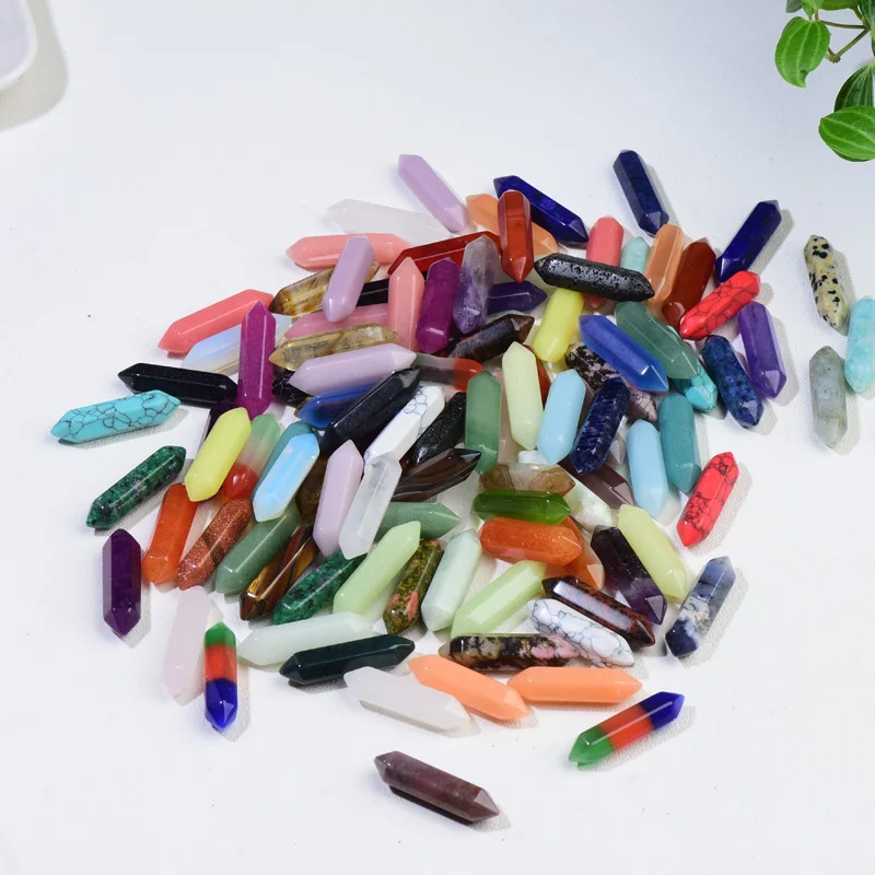 Natural stone 32mm crystals mini tower Crystals Healing Quartz point For Gift
