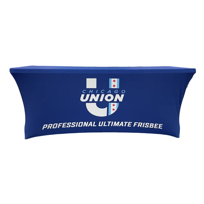 Hot Sale Top Custom Printing Personalize LogoTable Throw Stretch Table Cover Table Cloth Fitted Table Cloth