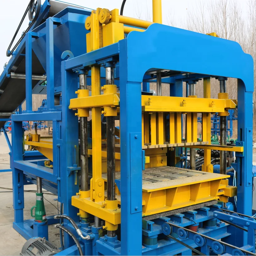 HONGFA QT4-15S Brick Making Machine Eco Brava Price Solid Block Machine Concrete Brick Machinery