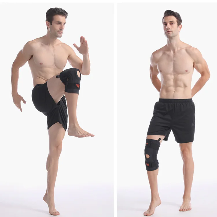 High Quality  Compression Knee Brace Patella Gel Pads Knee Support